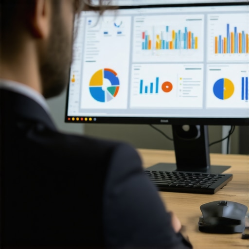 SEO analyst reviewing local search signals and data for strategy enhancement