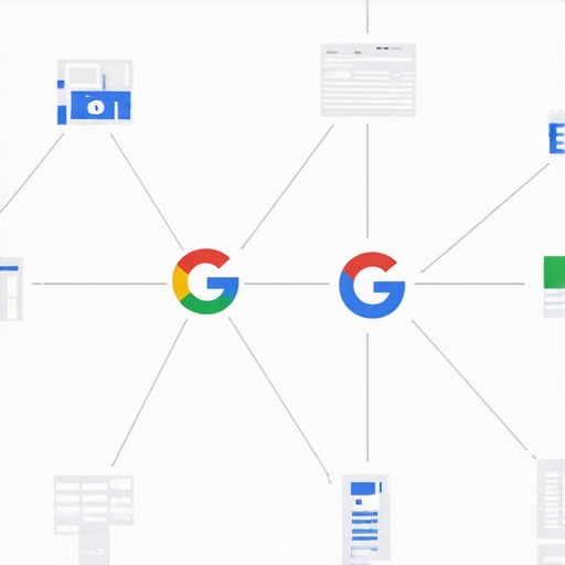 Local SEO Signal Interconnection A digital diagram showing how citations, reviews, engagement, schema, and activity influence Google rankings in local search