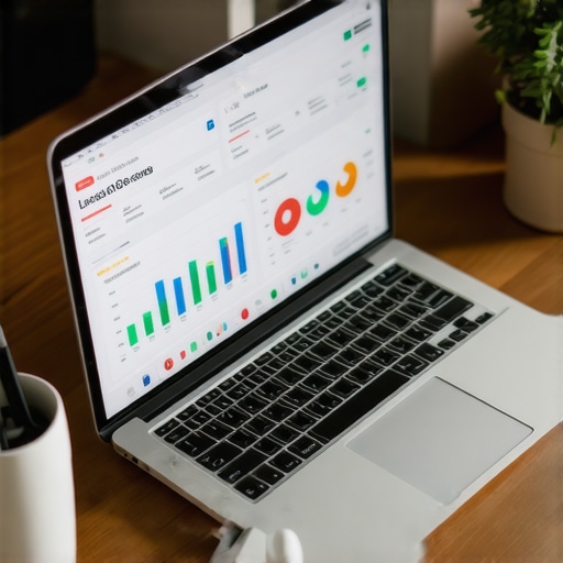 Person reviewing local search rankings and citations on a computer