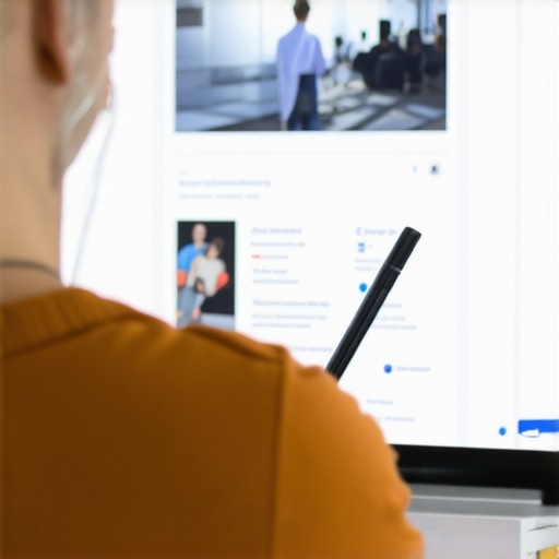 Person editing a Google My Business listing on their laptop