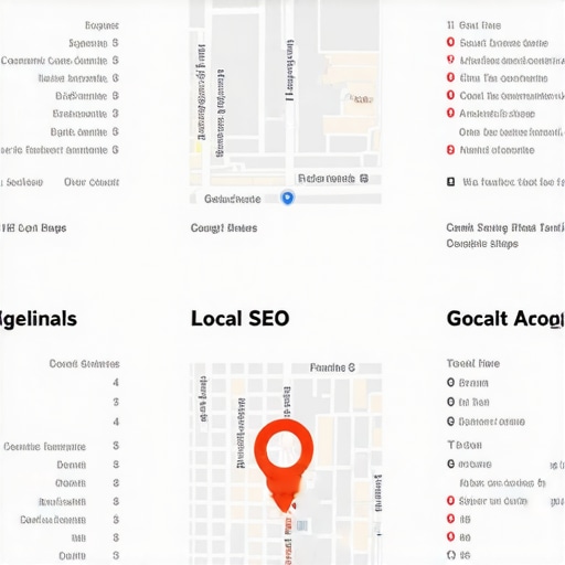 Infographic illustrating key local SEO signals influencing Google map rankings.